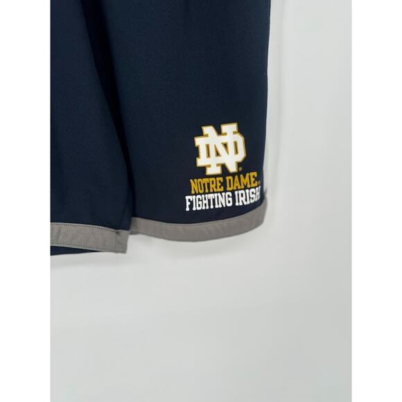 Champion Men’s Medium Notre Dame Navy Blue Shorts Fighting Irish 9" Athletic - Picture 2 of 12